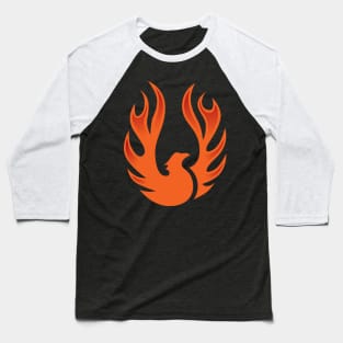 Phoenix Flame Bird Rise From The Ashes Baseball T-Shirt